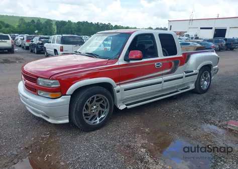 1999 Chevrolet Silverado 1500 Ls z USA, uszkodzony, nr VIN 2GCEC19T8X1260418